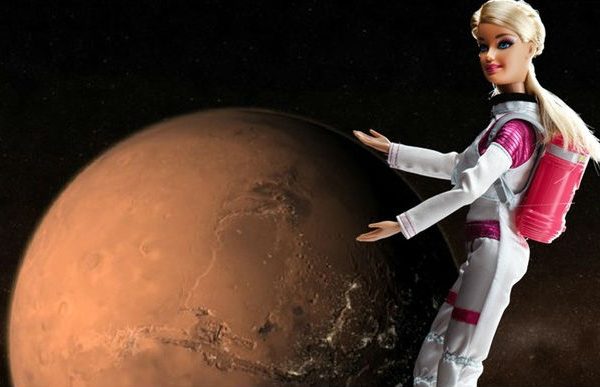 Barbie on Mars VERT CROP