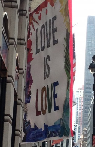 A groundbreaking all-ages night for equality. Love Is Love Banner Pride Parade E Julie Tarney