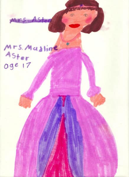 Portrait of Madeleine Astor, by Harry, 1998