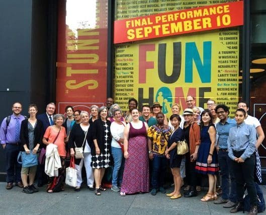 Pflag Nyc Fun Home Group Shot E Shared coming-out stories make schools safer for LGBTQ kids. Pflag Nyc Fun Home Group Shot E Julie Tarney